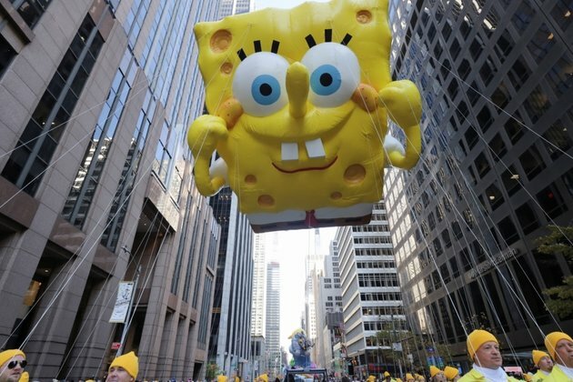 High-Flying Balloon Characters Star in Thanksgiving Parade