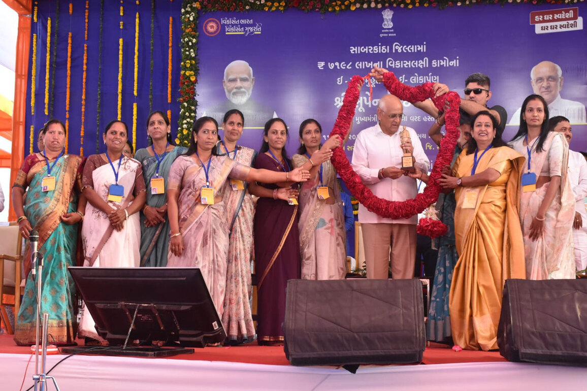 Gujarat CM Bhupendra Patel gifts 1,999 development projects worth 72 crore to Sabarkantha