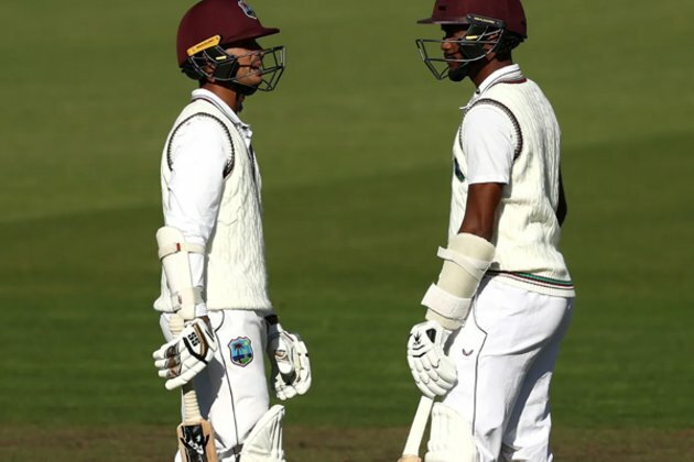 WI vs ZIM: Centuries from Braithwaite, Tagenarine puts Windies in command at end of day two