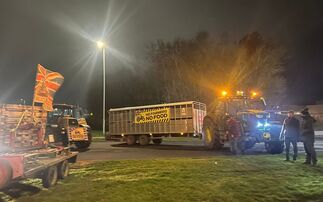 'British farmers deserve better' – Farmers protest outside distribution centres