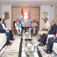 Union Min Nadda holds talks with Fiji PM under 'Know BJP' initiative