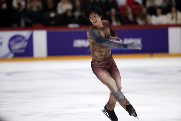 (SP)FINLAND-HELSINKI-FIGURE SKATING-ISU GRAND PRIX-MEN-SHORT PROGRAM