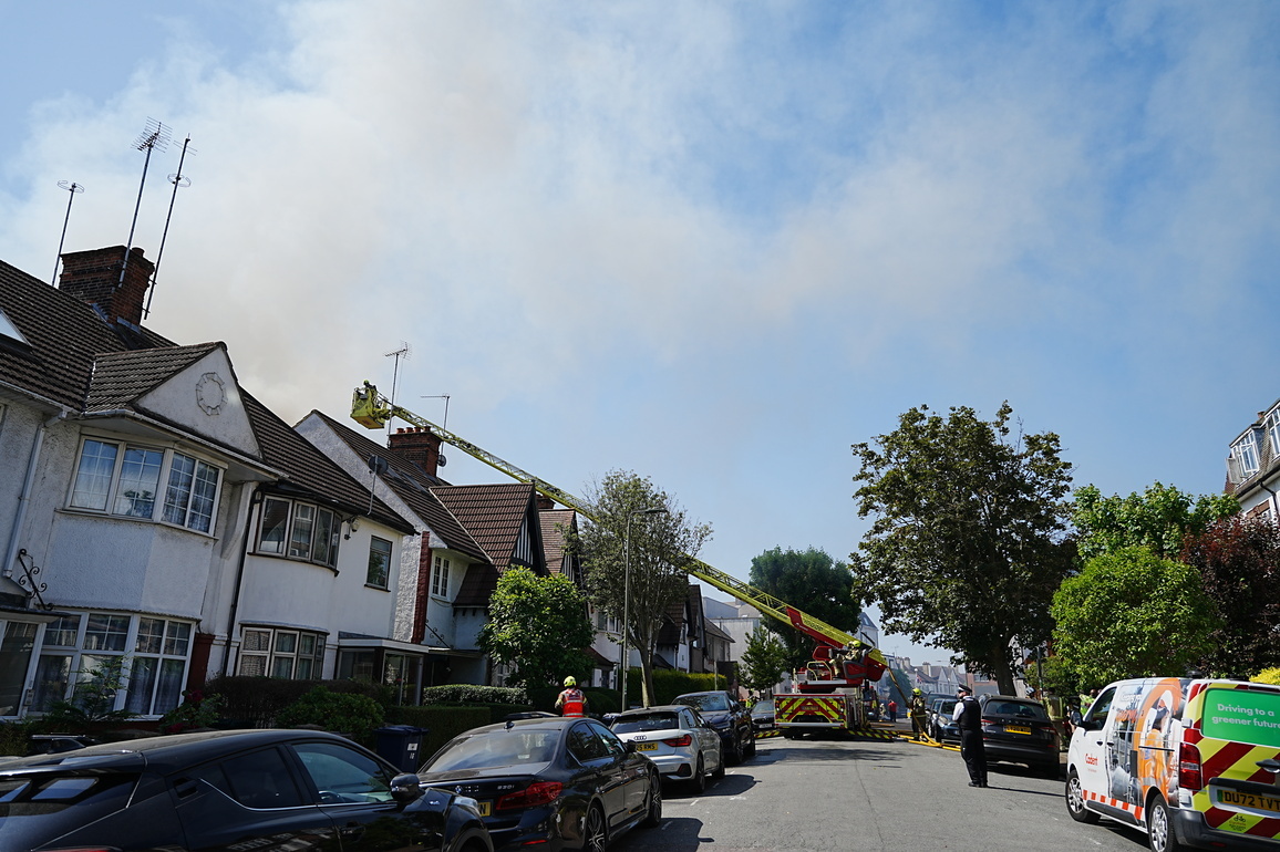 (SpotNews) BRITAIN-LONDON-GOLDERS GREEN-FIRE