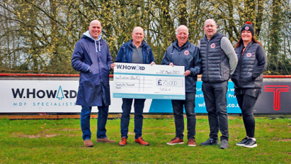W.Howard supports new facilities for local football club