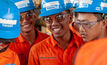 Thiess workers at Wahana.