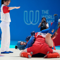 (SP)CHINA-CHENGDU-THE WORLD GAMES 2025-SAMBO-WOMEN'S COMBAT -65KG-FINALS (CN)