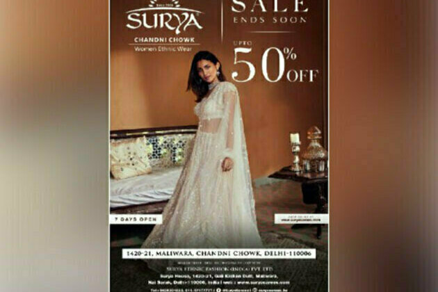 Spreading smiles before the festive season, Surya Sarees announces exciting discounts and offers