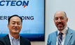 From left: Hironori Nakamura, general manager, Offshore Wind Power Project Department, TAISEI and Barry Parsons, Group CCO, Acteon. Credit: Acteon