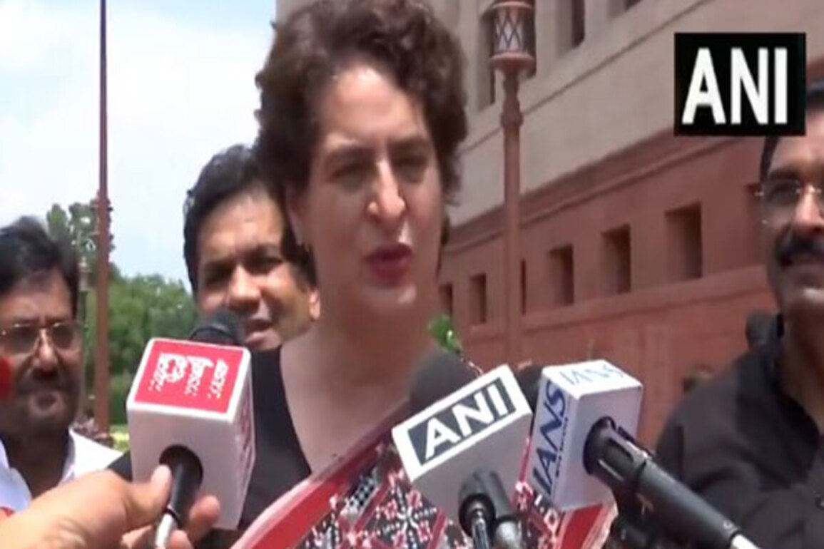 Blaming Nehru to wash their hands of responsibility: Congress' Priyanka Gandhi attacks NDA