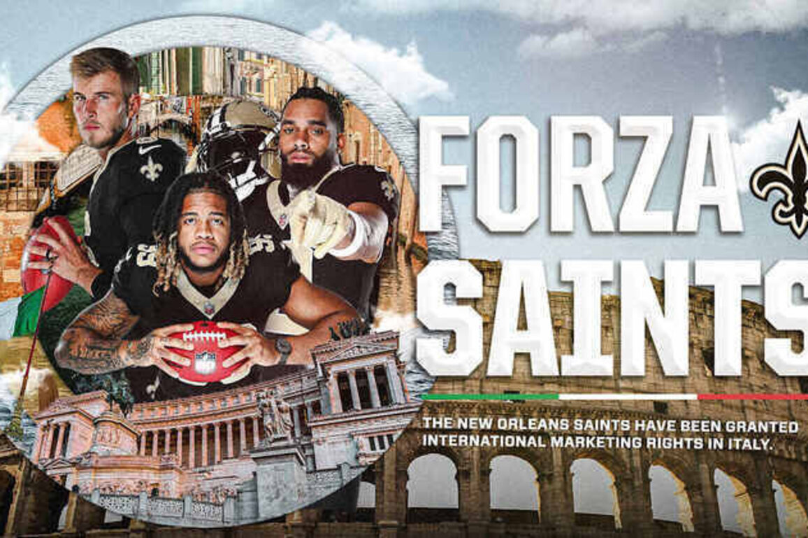 New Orleans Saints granted international marketing rights in Italy