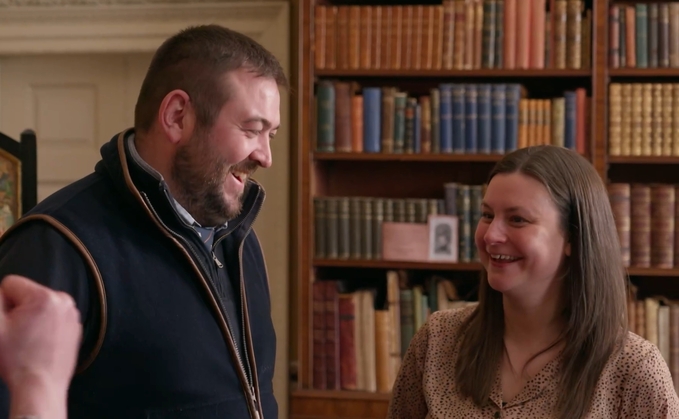 Adam and Jenny Grieve who have landed a 10-year National Trust farm tenancy