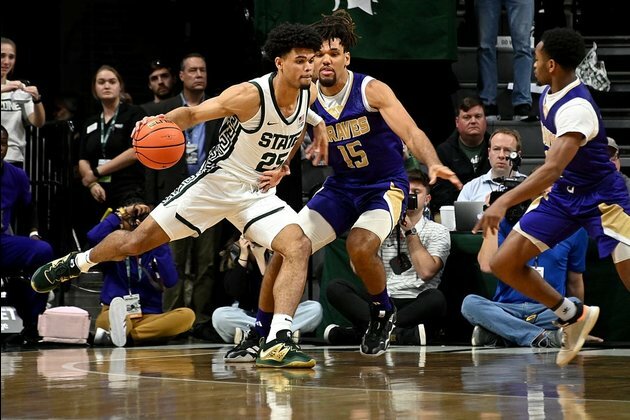 No. 18 Michigan State thumps Alcorn State