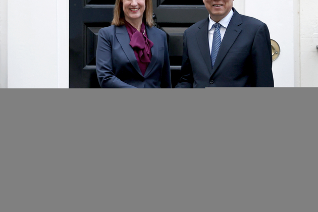BRITAIN-LONDON-HE LIFENG-BRITISH CHANCELLOR OF EXCHEQUER-TALKS