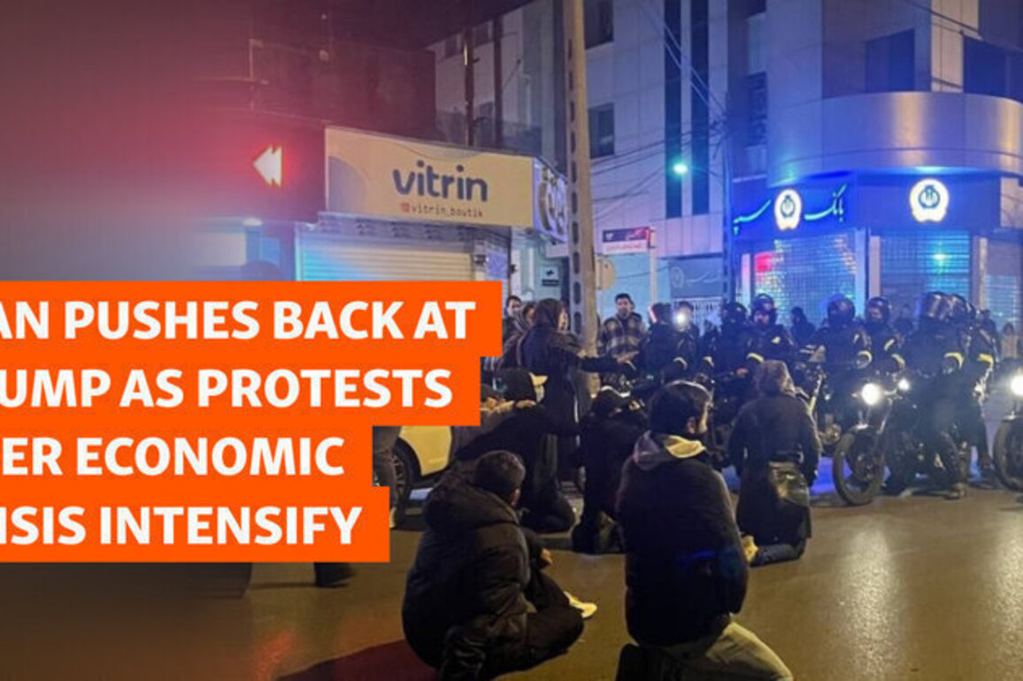 Iran Pushes Back At Trump As Protests Over Economic Crisis Intensify