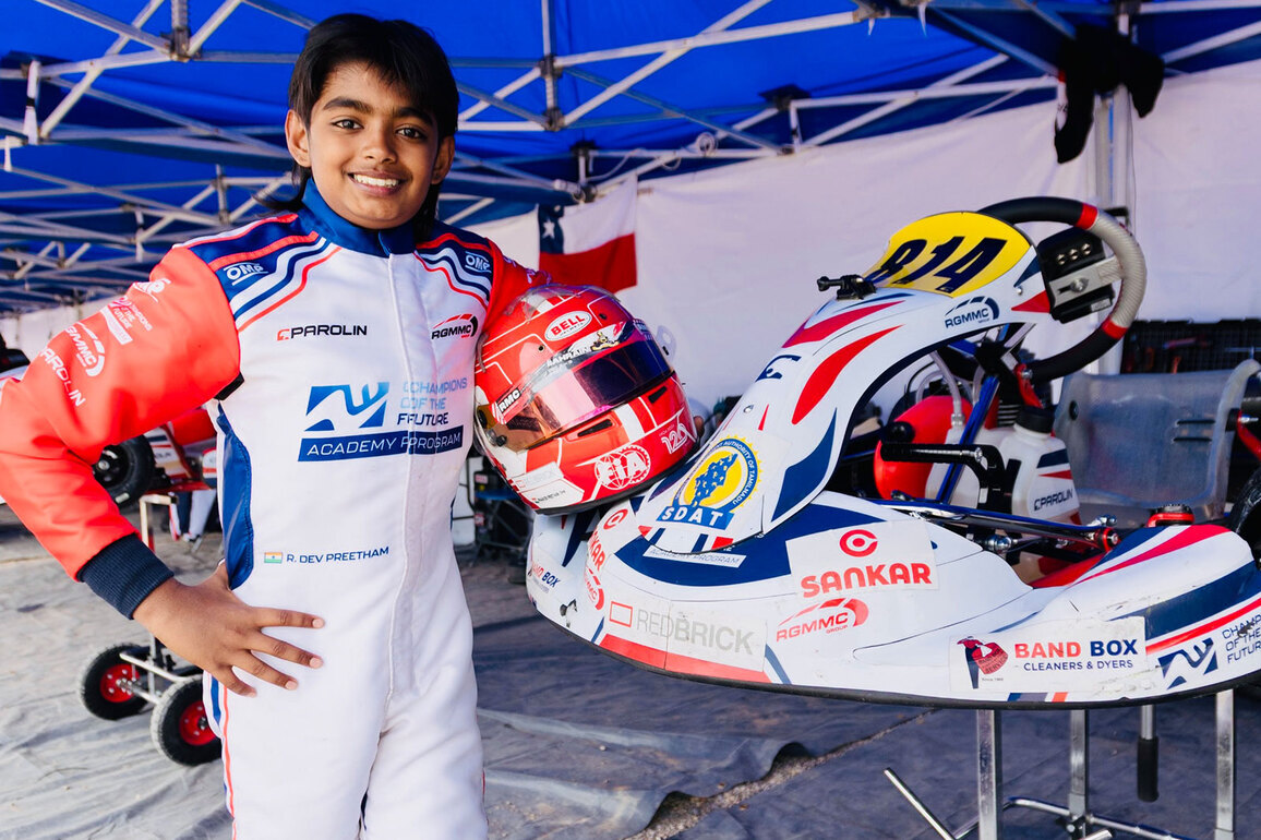 Former F1 team Minardi Management signs Indian karting ace Rivaan Dev Preetham