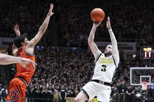 No. 12 Purdue aiming for improved shooting, rebounding against Indiana