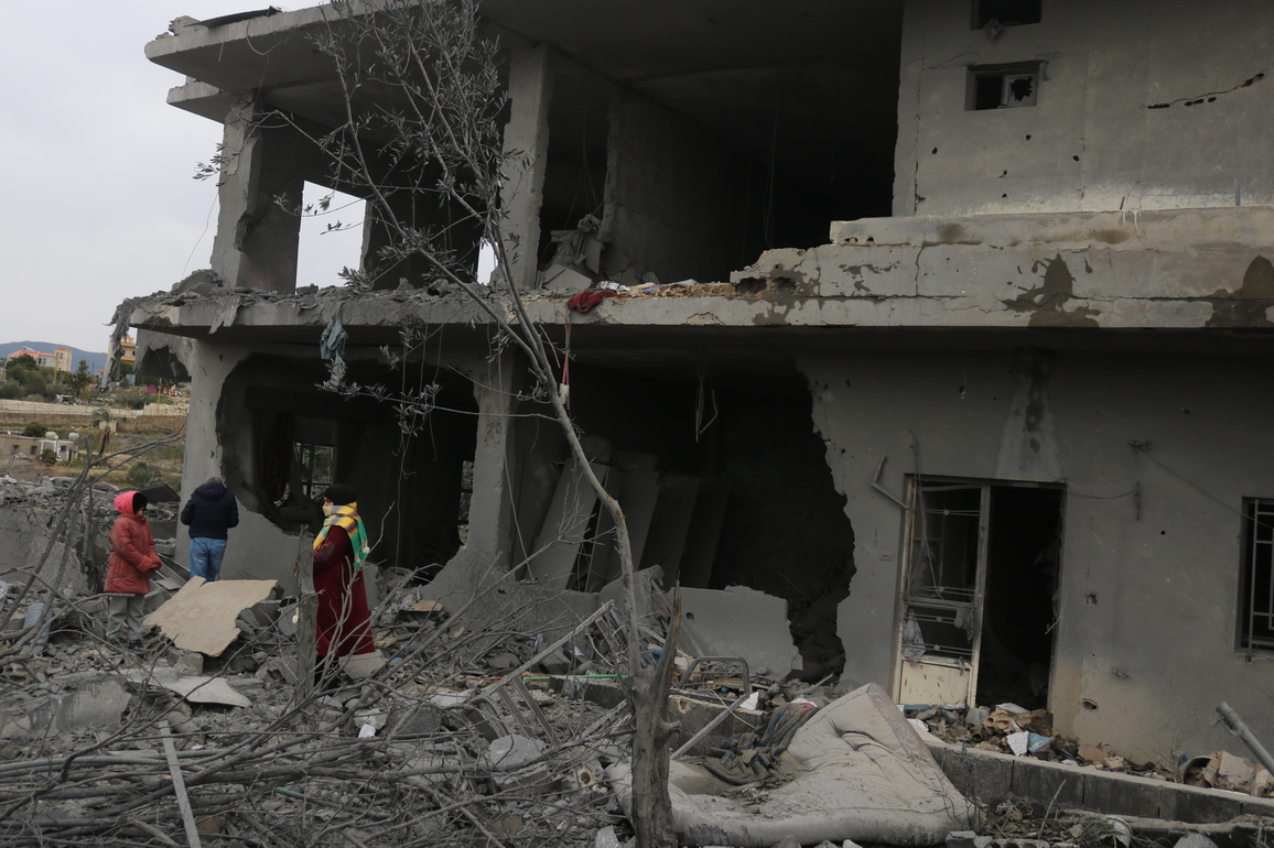 LEBANON-KFOUR-ISRAELI AIRSTRIKES