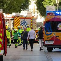 At least 3 injured, 4 missing as building collapses in Madrid