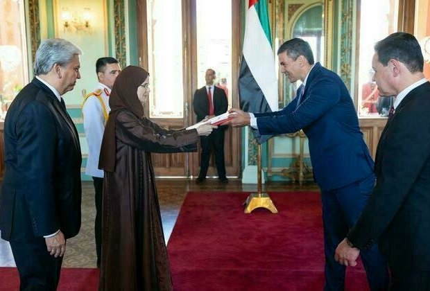 UAE Ambassador presents credentials to President of Paraguay