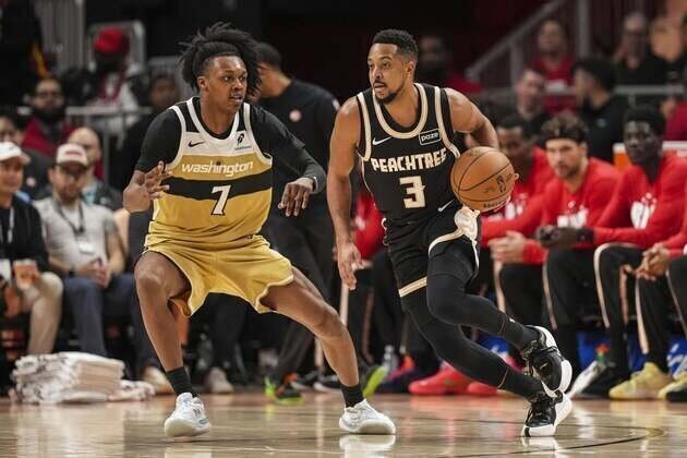 Corey Kispert, CJ McCollum carry Hawks past their ex-team, Wizards