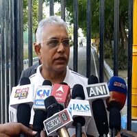 "Send a delegation of TMC to Murshidabad," says Dilip Ghosh on Abhishek Banerjee's nomination for MP delegation