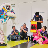 NEW ZEALAND-CHRISTCHURCH-LION DANCE COMPETITION