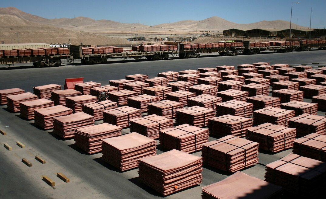 Copper cathodes in Chile