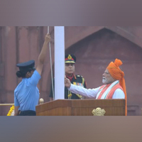 PM Modi opts for saffron turban with tri-coloured stole on 79th Independence Day