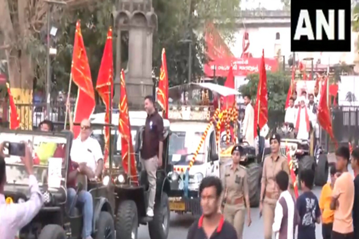 Ahmedabad: Devotees hold grand 6.25 km long Nagar Shobha Yatra of Goddess Bhadrakali on Maha Shivratri