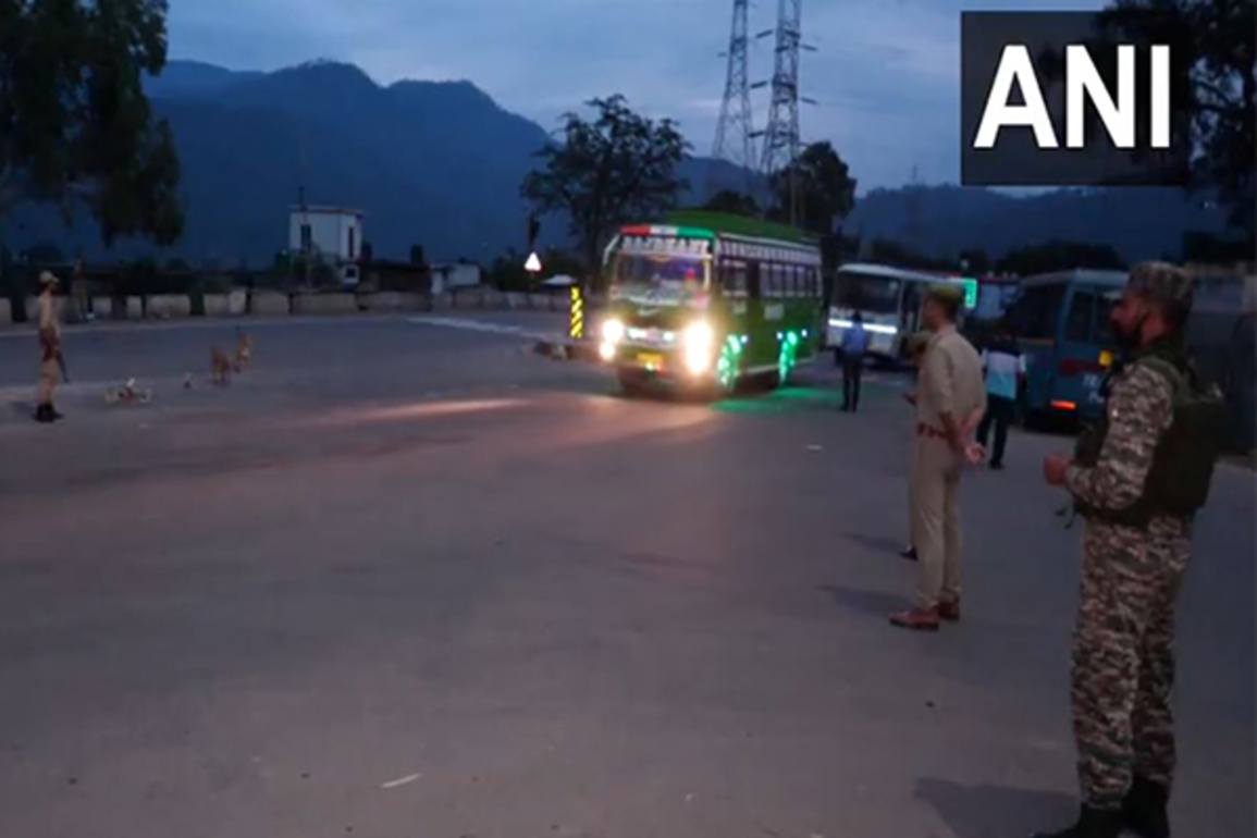 Jammu and Kashmir: 16th batch of Amarnath Yatra pilgrims departs from Jammu