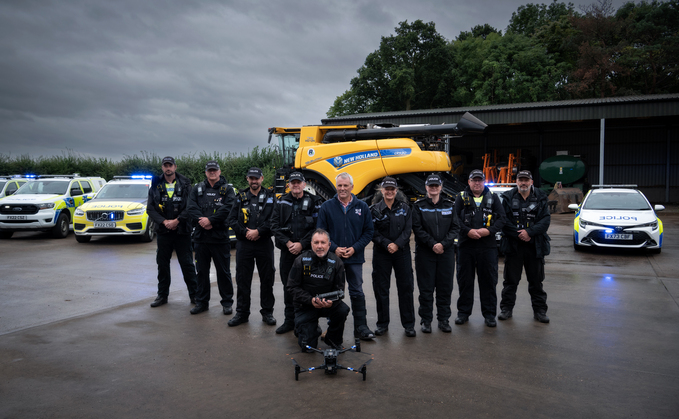 Farmer Andrew Ward (centre) helped Lincolnshire Police initiate Operation Galileo at Glebe 51AVƵto tackle hare coursing (Lincolnshire Police)