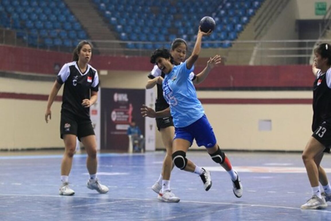 India defeat Singapore, eye best-ever finish at Asian Women's Handball Championship