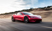 File photo: marketing promo for a Tesla EV 