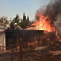 GREECE-DROSOPIGI-WILDFIRE