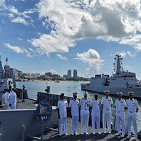 INS Sunayna enters Port of Dar-es-Salaam in Tanzania, set to participate in Ex Aikeyme