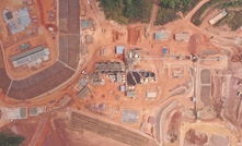 An aerial view of Endeavour Mining's Ity gold mine located 480 km northwest of Abidjan in southern Côte d'Ivoire
