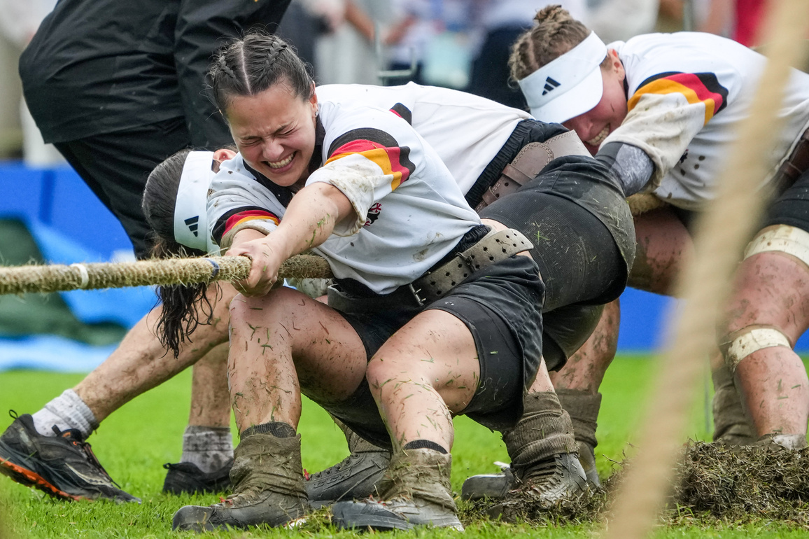 (SP)CHINA-CHENGDU-THE WORLD GAMES 2025-TUG OF WAR-WOMEN'S OUTDOOR 500KG (CN)