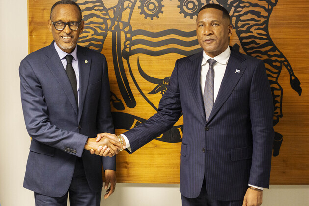 BOTSWANA-GABORONE-RWANDAN PRESIDENT-VISIT