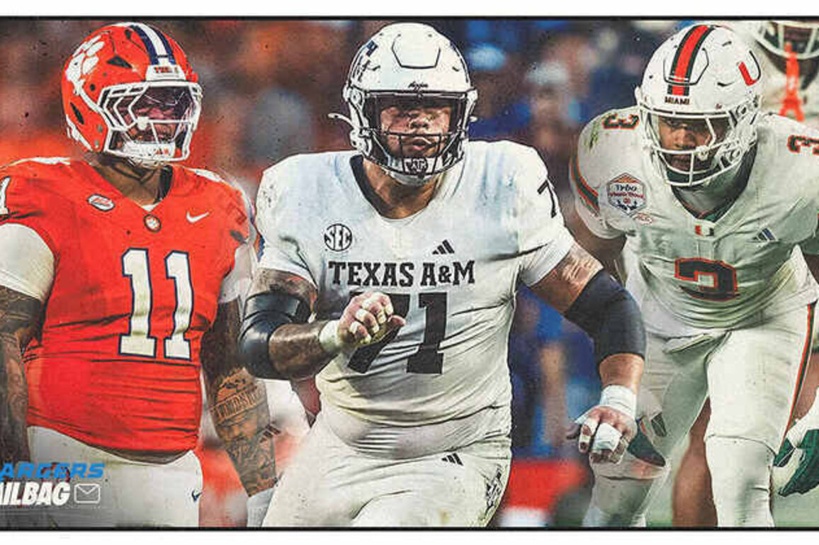 3 Chargers Mock Draft Scenarios for Round 1 of the 2026 NFL Draft