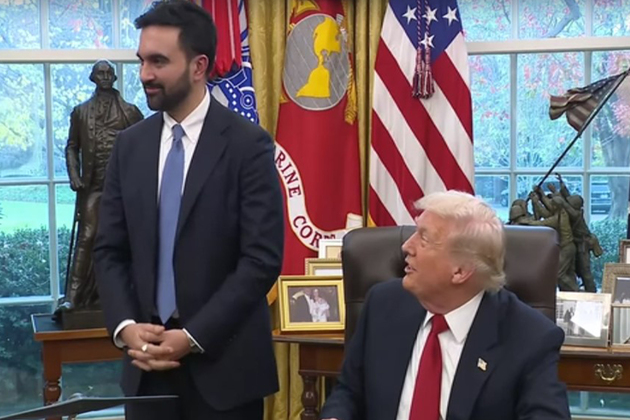 "That's okay": Trump jokes about being called "fascist" by NYC mayor-elect Mamdani in White House