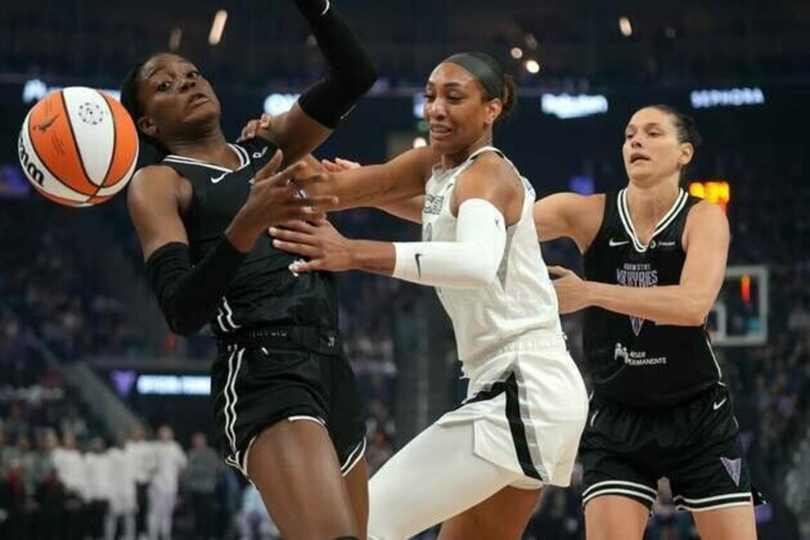 A'ja Wilson scores 27 as Aces top Valkyries to take season series