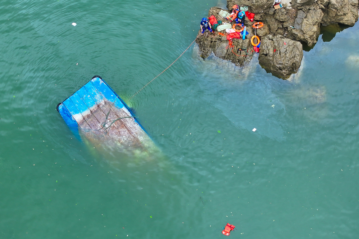 CHINA-GUIZHOU-QIANXI-BOAT CAPSIZE ACCIDENT (CN)