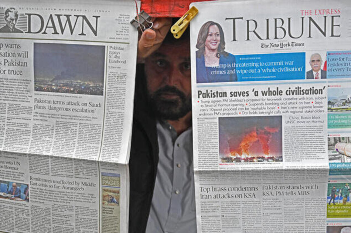 How did Pakistan broker a temporary truce between Iran and the US