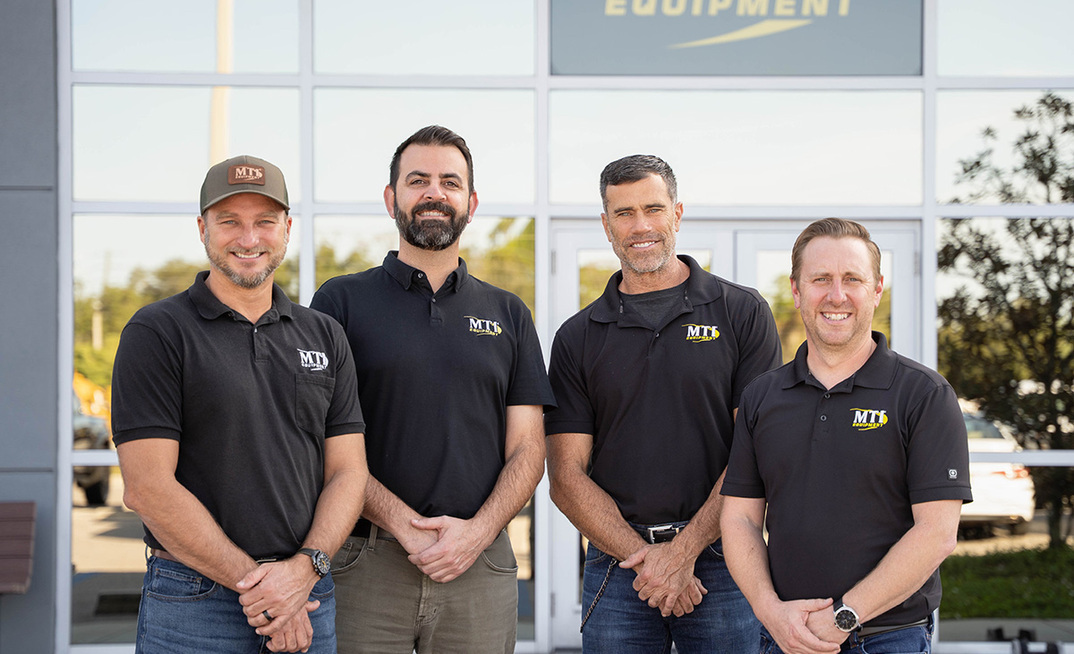 (L to R) MTI's Canon Stahl, Alain Trimble, Shawn Hendricks, and Mike Lauzon