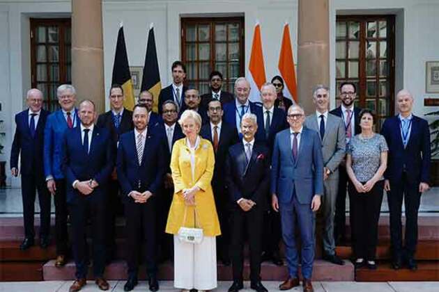 EAM S Jaishankar meets Princess Astrid of Belgium