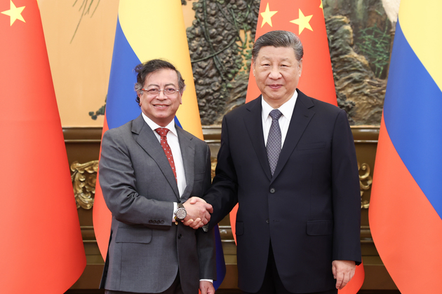 CHINA-BEIJING-XI JINPING-COLOMBIAN PRESIDENT-MEETING (CN)