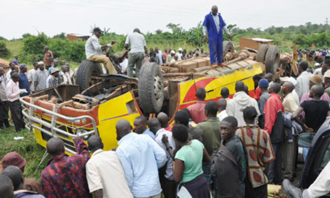 Eight killed in Mbarara bus accident Eight killed in Mbarara bus accident