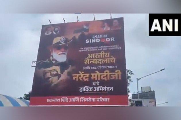 Shiv Sena puts up posters in Mumbai praising Army, PM Modi after Operation Sindoor