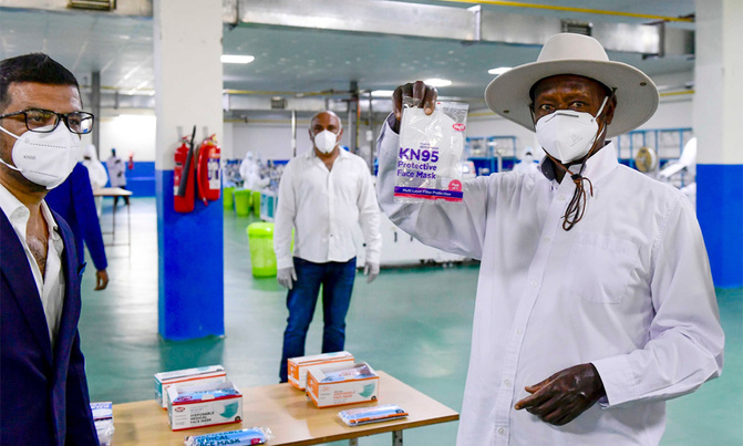 In pictures | Museveni tours Jinja textile factory In pictures | Museveni tours Jinja textile factory