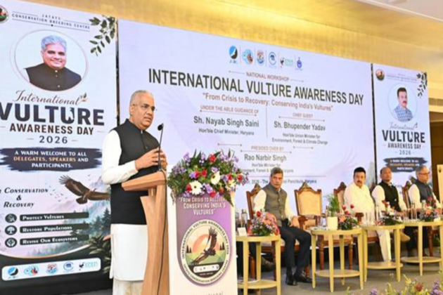 Union Minister Bhupender Yadav inaugurates national workshop on vulture conservation in Haryana